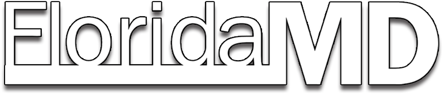FloridaMD logo White