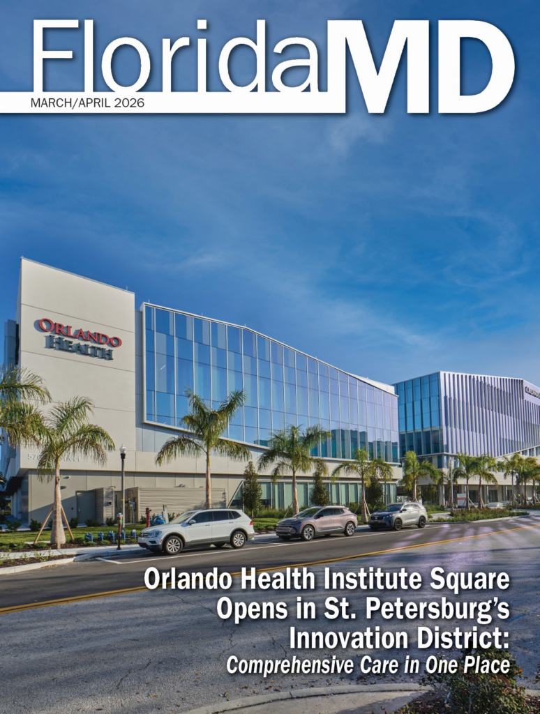 FloridaMD Magazine cover for March and April, 2026